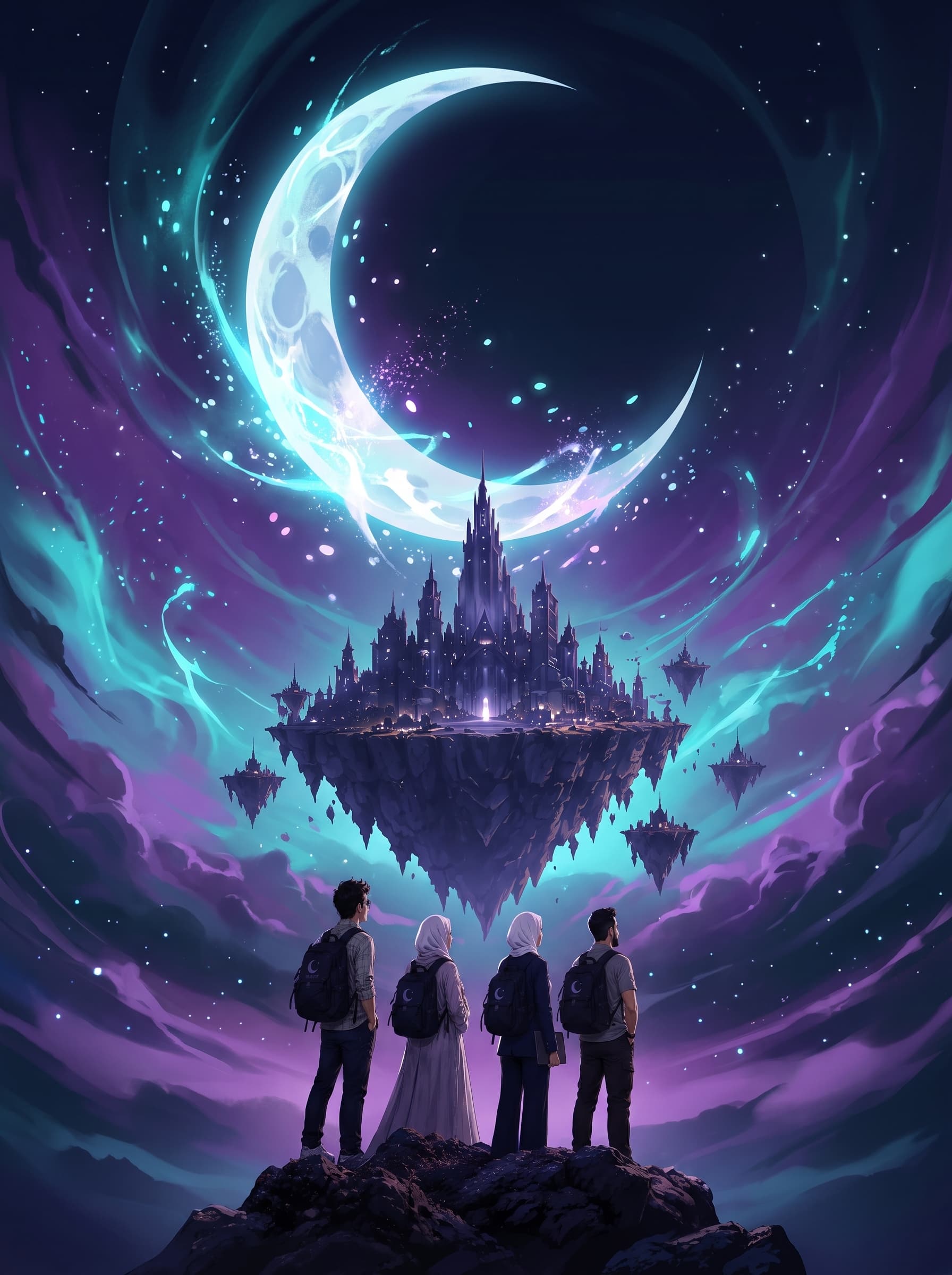 Moonbyte Cosmic Landscape - Tablet
